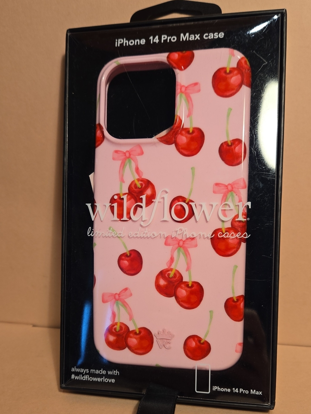 I phone 14 Wildflowers Pink Cherry Pattern iPhone 14 Pro Max Case